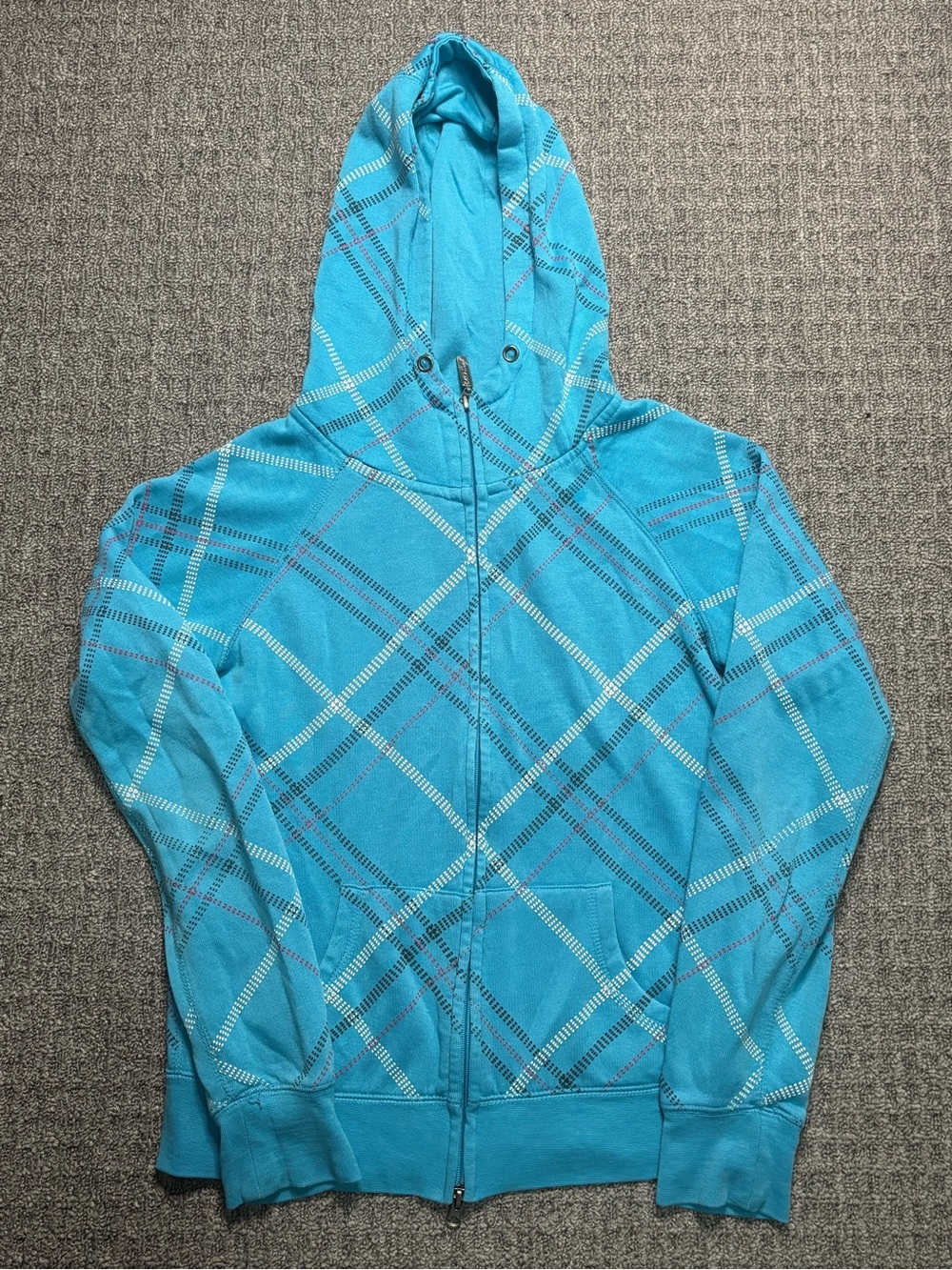 Y2K 2000s Plaid style Women’s Zip Up | $25
